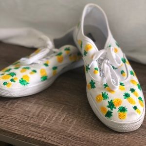 Custom pineapple shoes